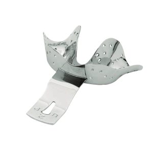 Professional Ehricke S.S. Impression Trays for Partially Toothed Lower Jaws 78x59mm Precision Dental tray for mandibular impressions with partial dentition