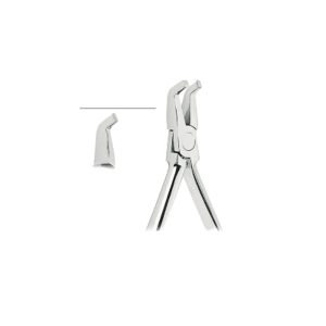 Precision angled direct bond adhesive attachment remover plier for bracket detachment - High-quality Orthodontic Bond Removal hand Tool