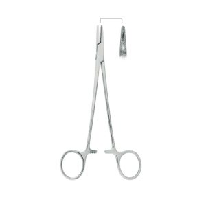 Mayo-Hegar Needle Holders 18cm – Surgical Instrument with Serrated Jaws, High Precision Stainless Steel Tool