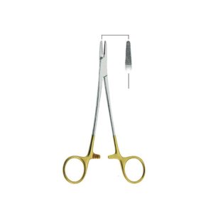Mayo-Hegar TC Needle Holder 16cm with Tungsten Carbide Inserts – Precision Surgical Instrument for Enhanced Grip & Suturing