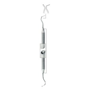 Ochsenbein Chisels SC Light Fig. 3 – Lightweight Dental Surgical Instruments for Bone Shaping & Contouring, Stainless Steel Tools
