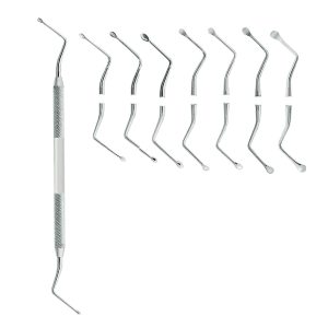 Lucas Bone Curettes Fig. 86 – Precision Surgical Instrument for Bone Debridement, Stainless Steel, Durable Dental Tool