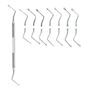 Lucas Bone Curettes Fig. 88 – Precision Surgical Instrument for Bone Debridement, Stainless Steel, Durable Dental Tool
