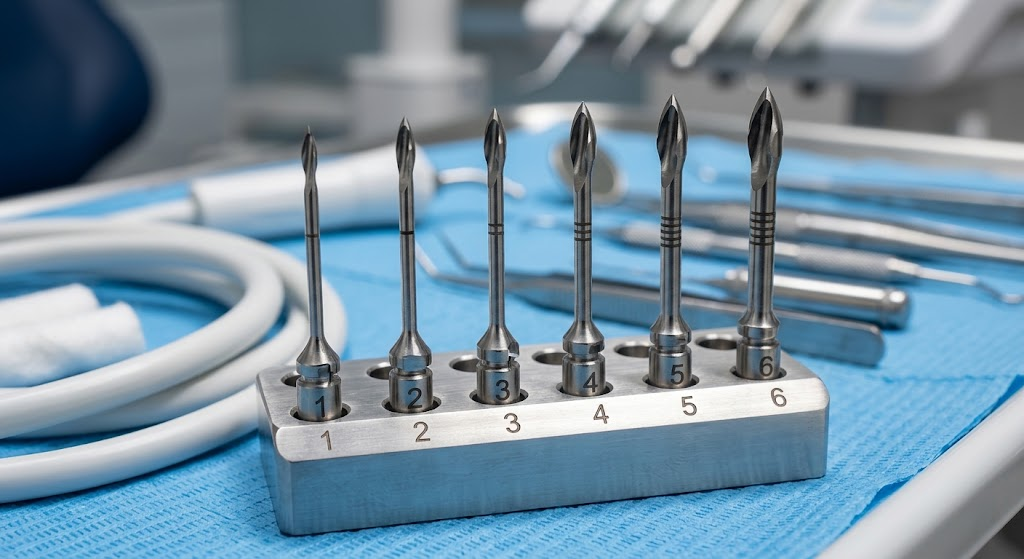 Stainless steel Gates Glidden endodontic drills