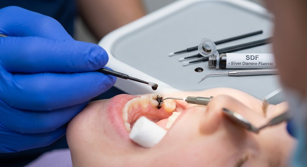 Precision tools designed for controlled and efficient SDF application in minimally invasive pediatric care.