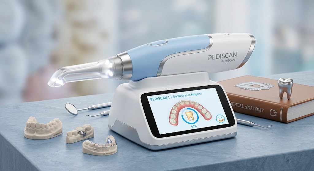Digital scanning technology designed to support comfortable, efficient impressions for young patients.