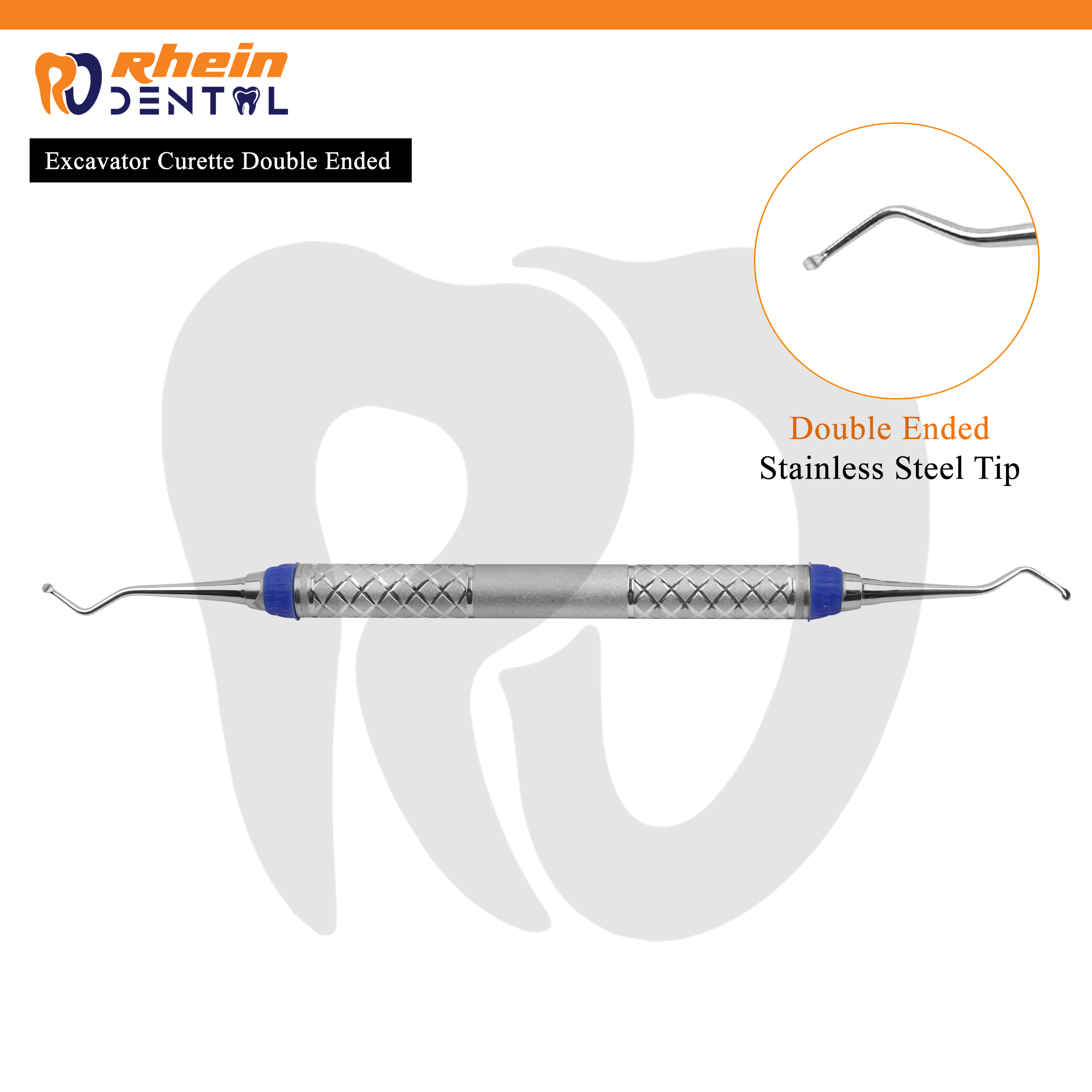 Excavator Curette Double Ended – Precision Dental Instrument for Periodontal Treatments
