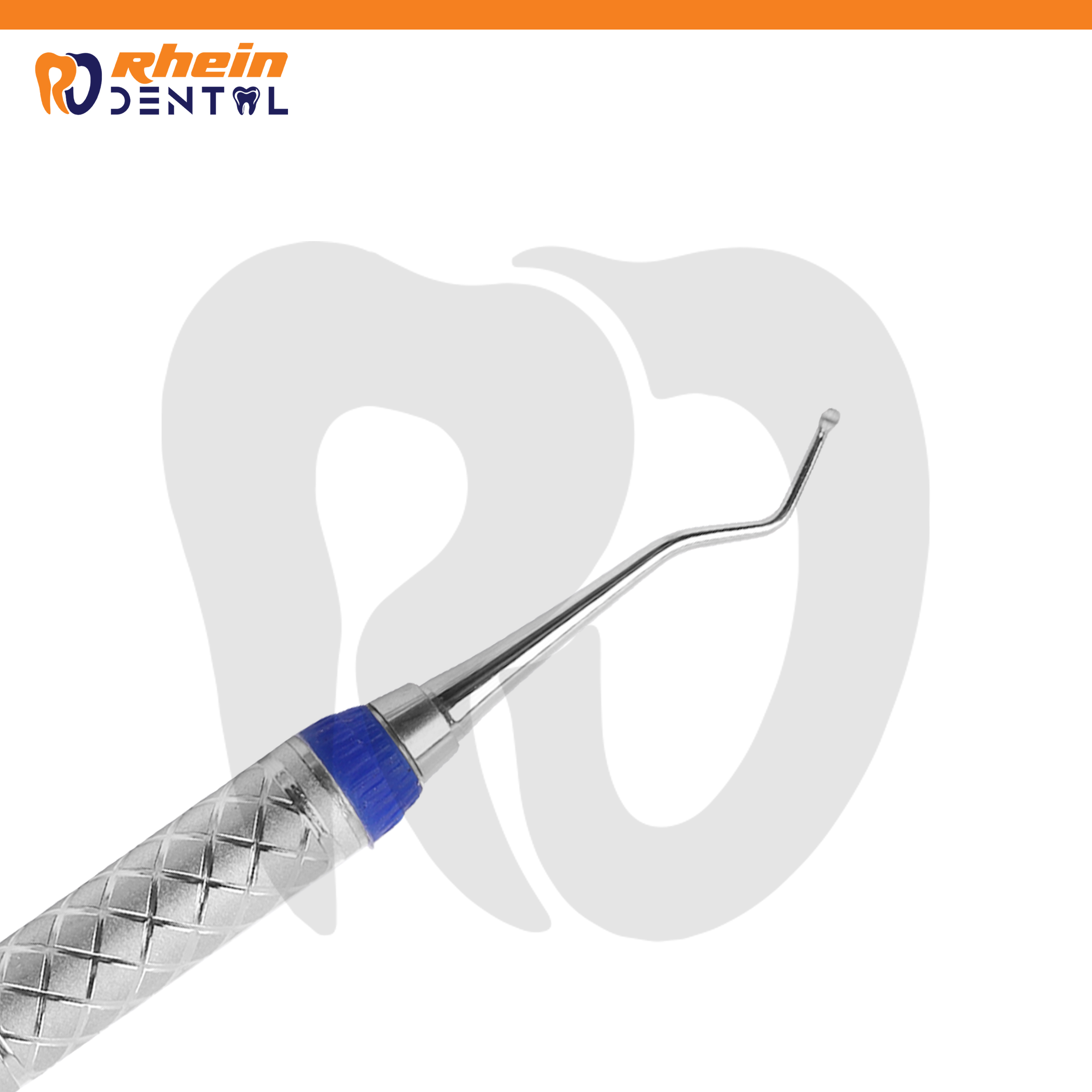 Stainless steel periodontal curette double ended for dental clinics