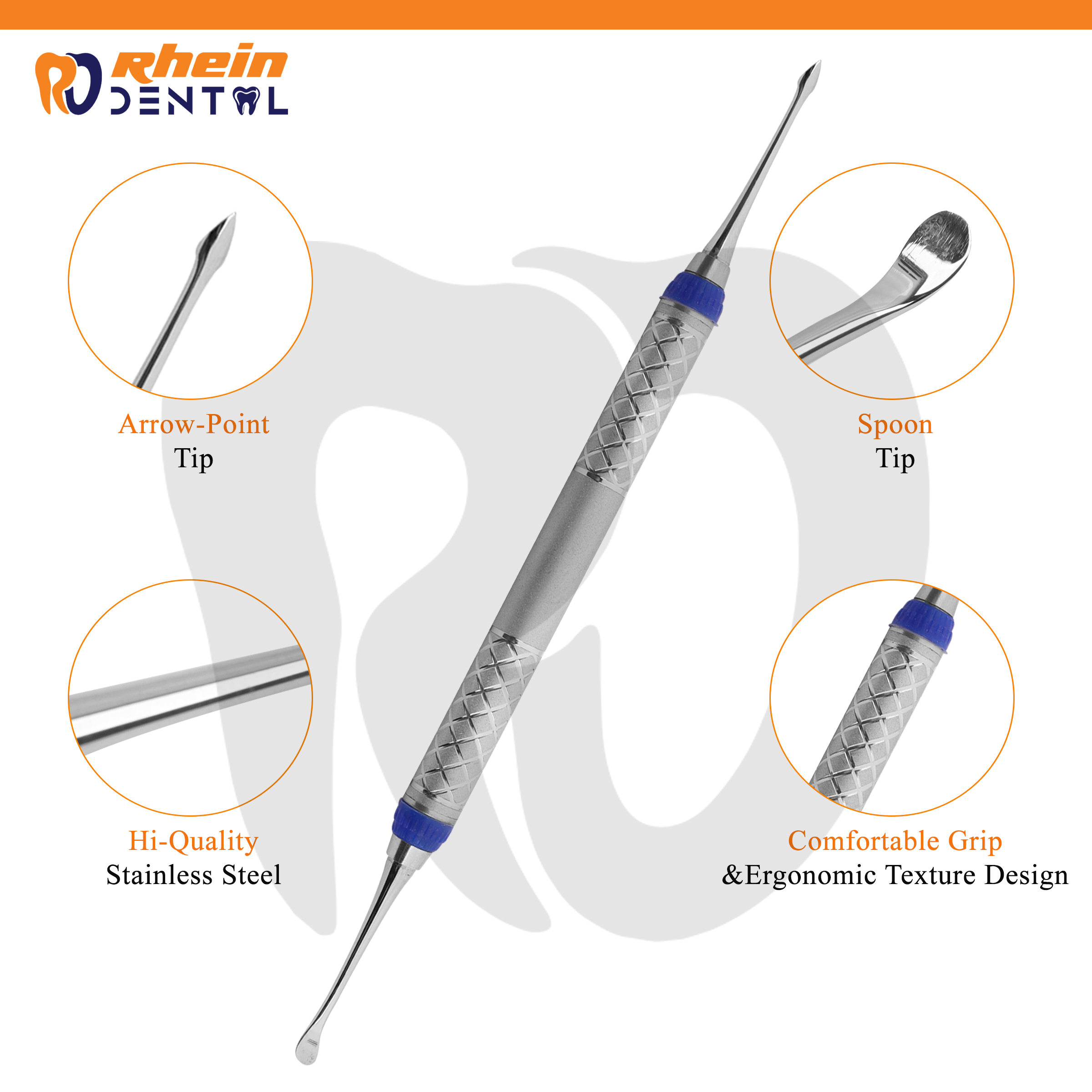 Professional Dental Buser Elevator – Double-Ended Precision Surgical Instrument for Atraumatic Extractions