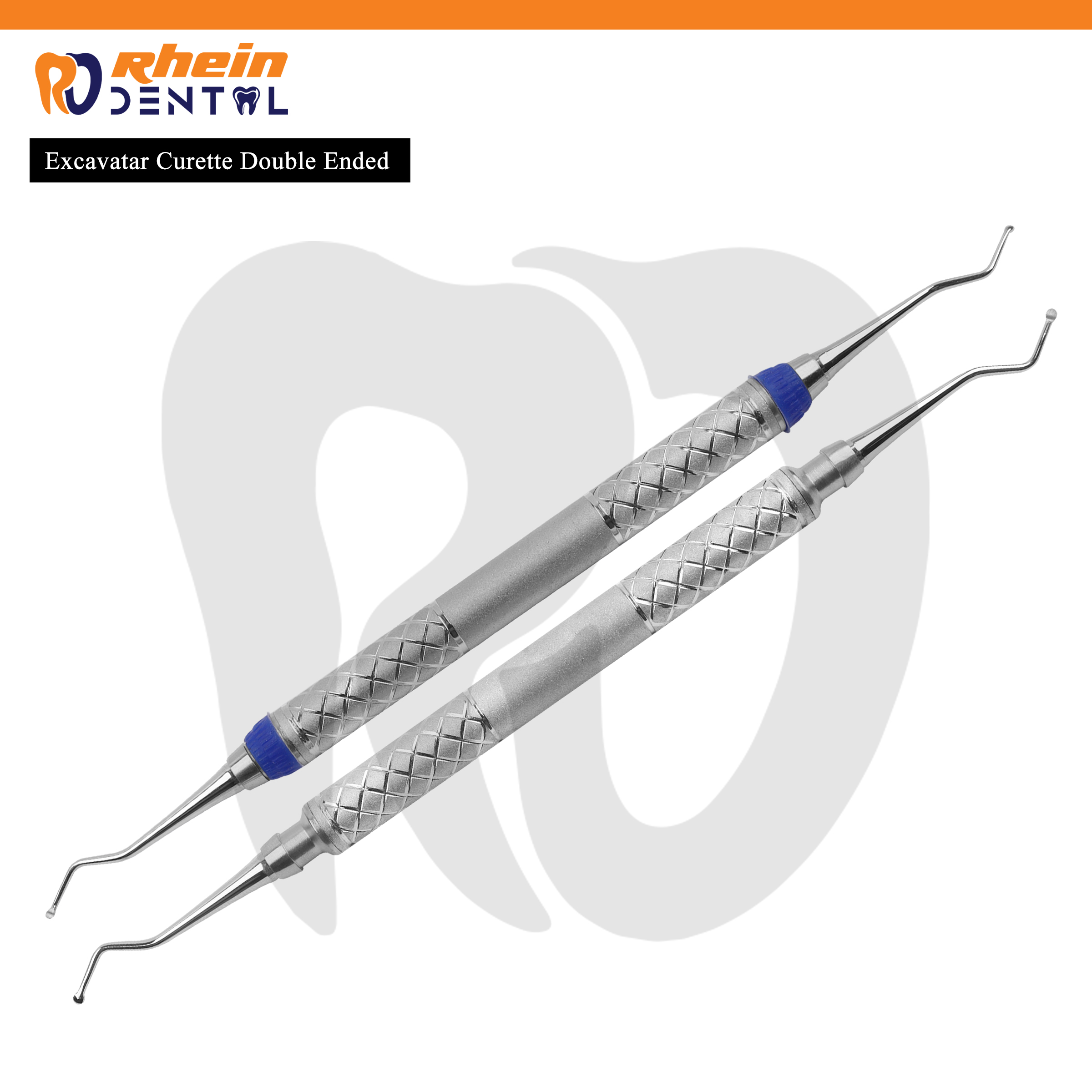 Excavatar Curette Double Ended dental instrument for periodontal scaling