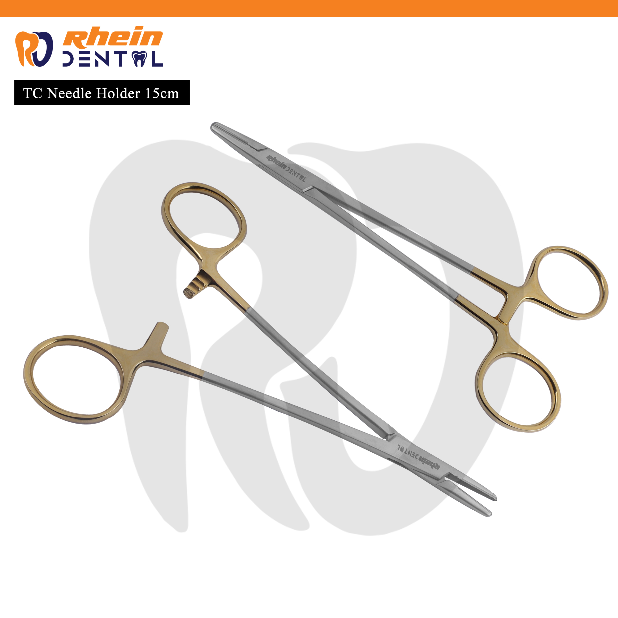 Needle Holder 15cm TC – Tungsten Carbide Tips, Mirror-Finished Jaws & Ergonomic Handle