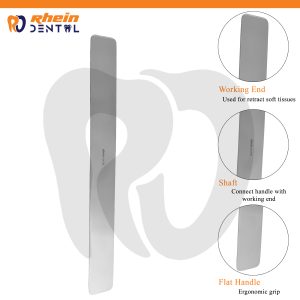 Malleable Retractor Small 15 cm 20 mm – Maxillofacial and Surgical Tissue Retractor