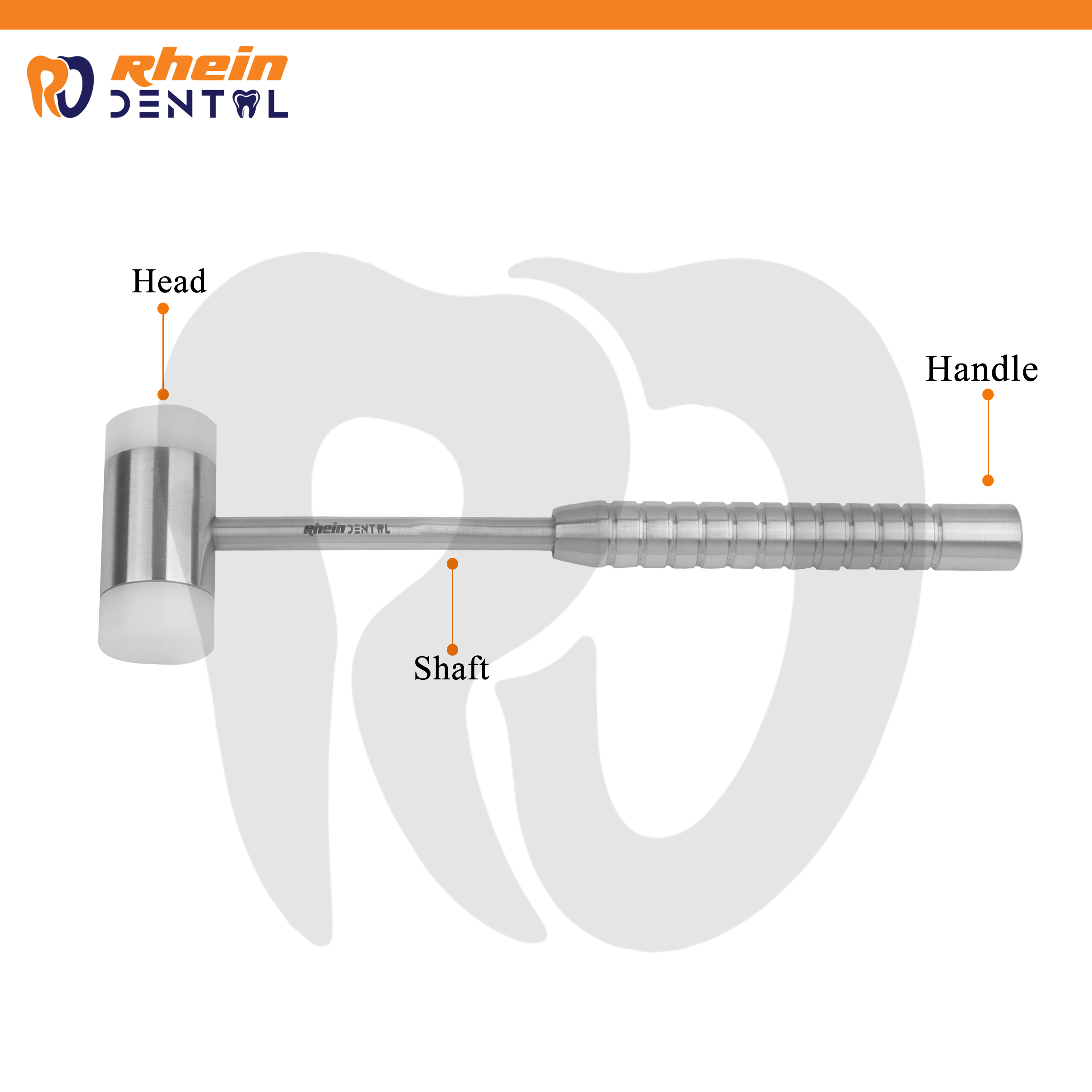 Surgical Hammer 22 cm 100 g – Maxillofacial & Dental Instrument