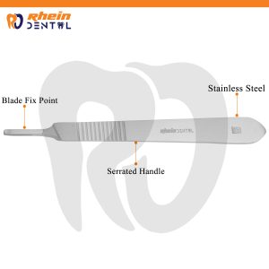 Scalpel Handle No 3 with Free Blade – Maxillofacial & Surgical Instrument