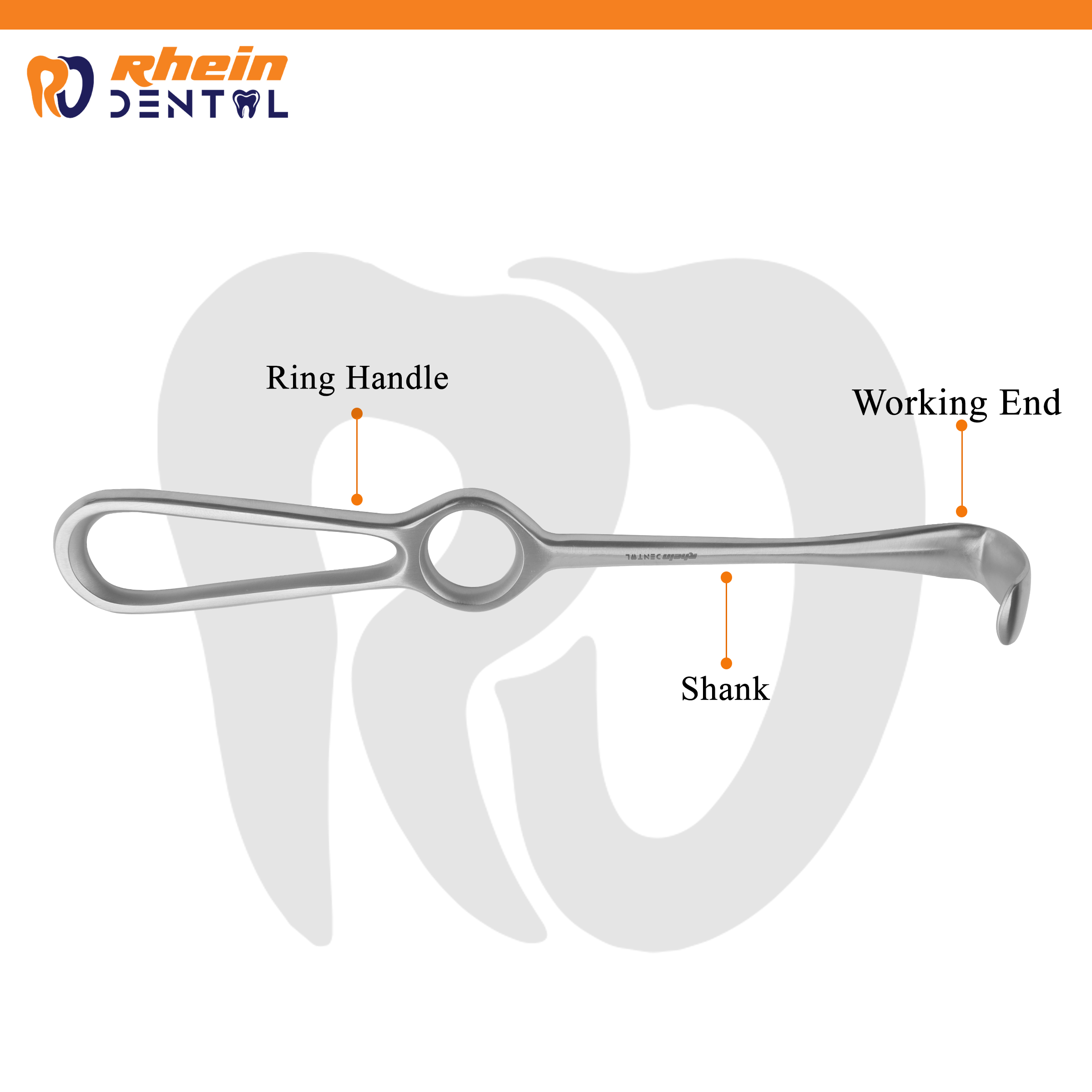 Langenbeck Retractor Right Angle (Large 40x11 mm) – Maxillofacial Surgical Instrument