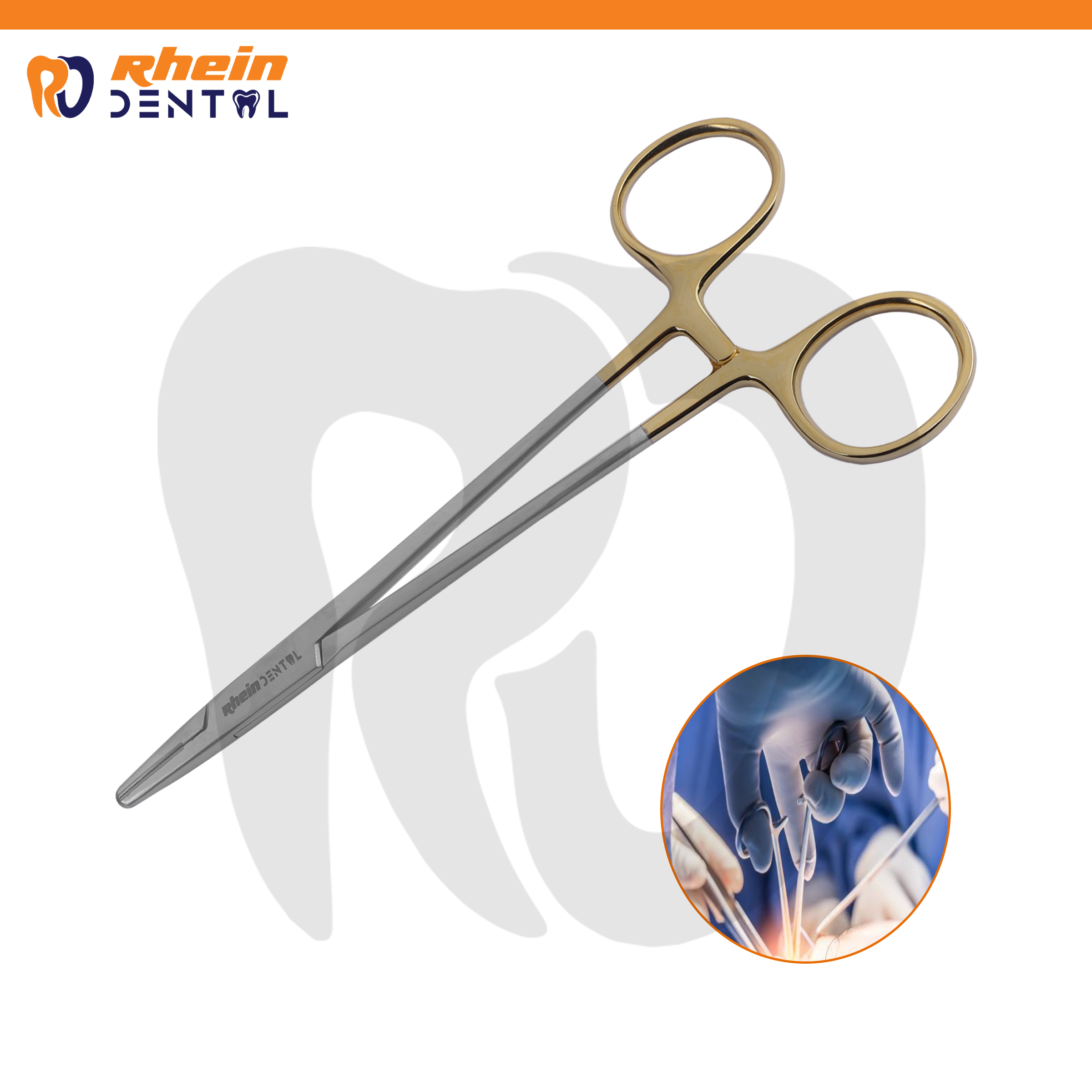 Needle Holder 15cm TC – Tungsten Carbide Tips, Mirror-Finished Jaws & Ergonomic Handle