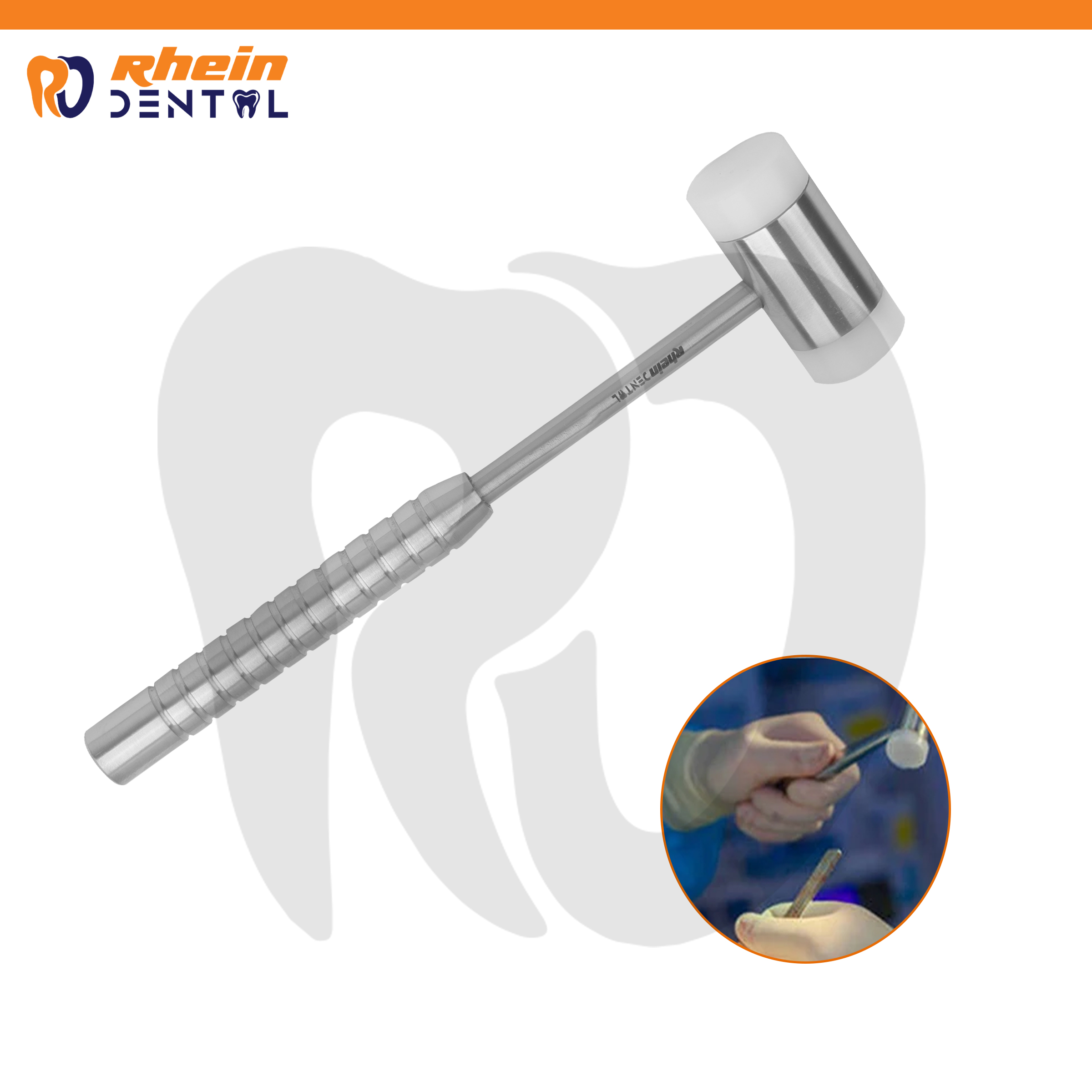 Surgical Hammer 22 cm 100 g – Maxillofacial & Dental Instrument