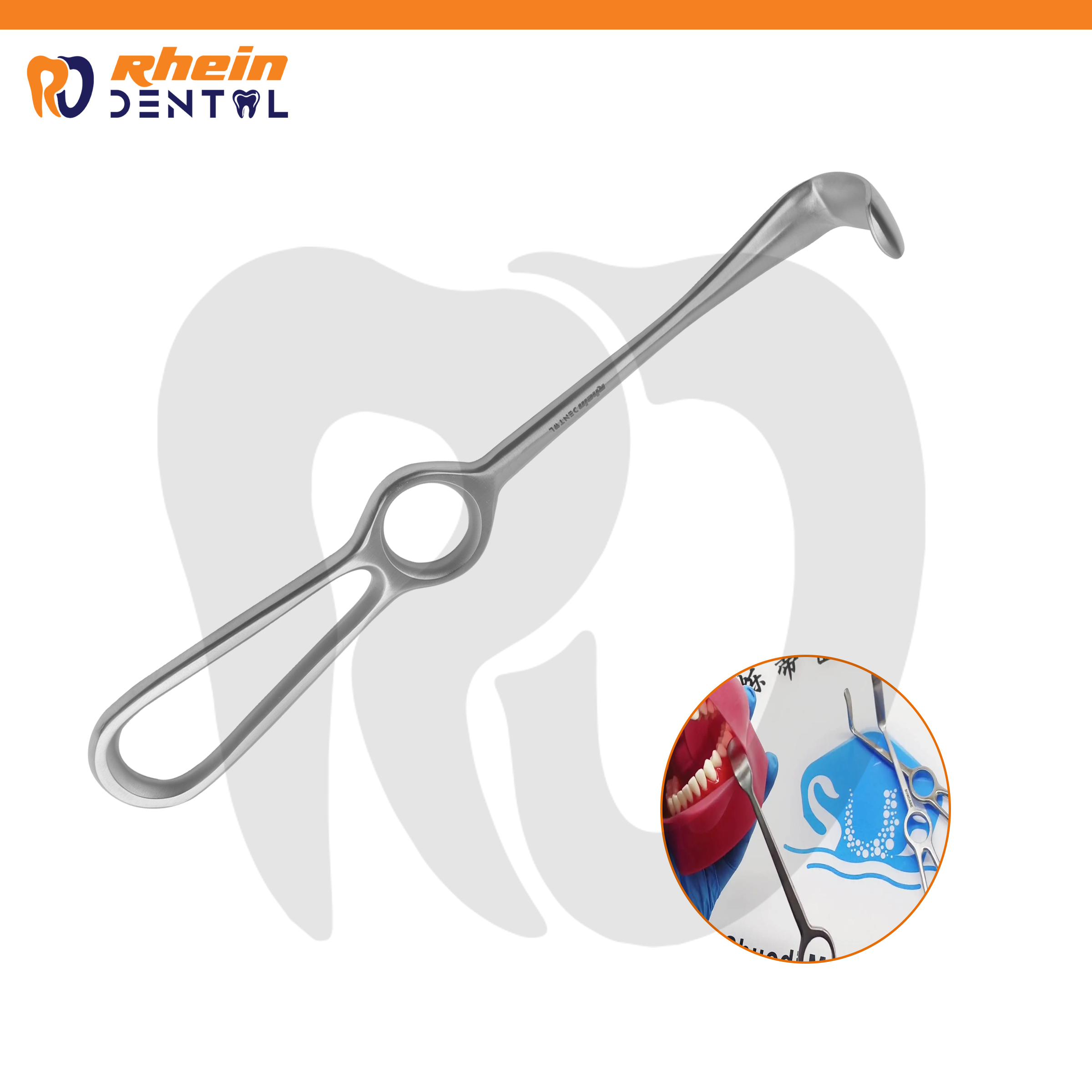Langenbeck Retractor Right Angle (Large 40x11 mm) – Maxillofacial Surgical Instrument