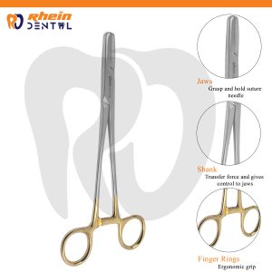 Wire Holders 18cm TC – Precision Stainless Steel with Ergonomic Handle & Mirror-Polished Tip