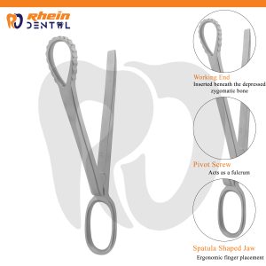 Zygoma Elevator 21.5 cm – Maxillofacial Surgical Elevator