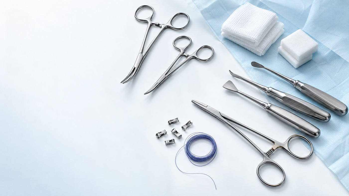 Essential hemostatic instruments support rapid bleeding control in dental procedures, providing secure vessel clamping and precise tissue management during emergencies.