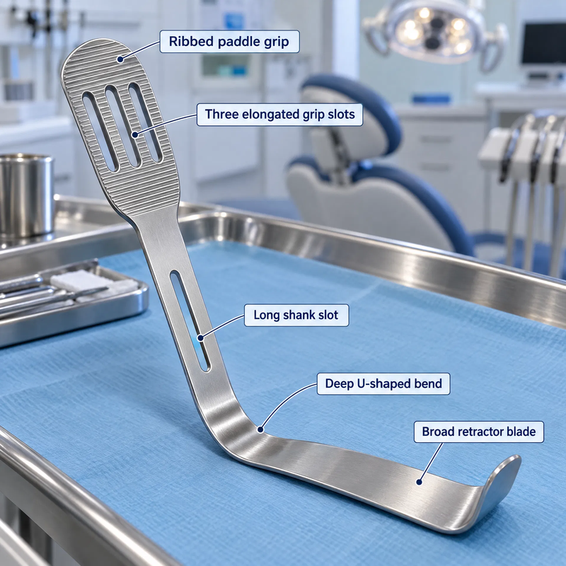 Smooth-edge tongue retractors help improve patient comfort by reducing pressure and minimising tissue trauma during dental and oral procedures.