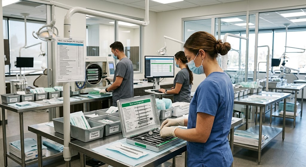 Consistency across every chair, every time. Standardized instrument sets streamline clinic workflow, ensure uniform setup, and simplify tracking and replacement