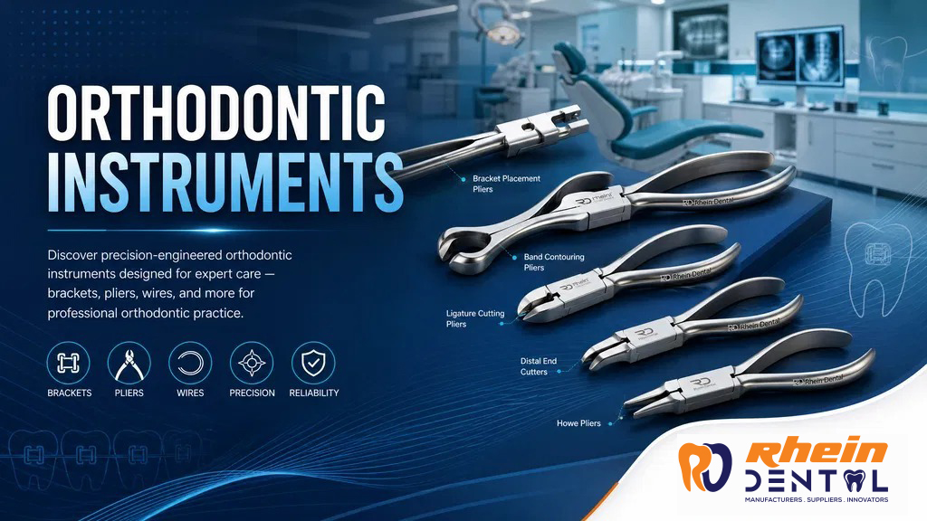 Precision orthodontic instruments designed for accurate dental treatment and professional orthodontic care.