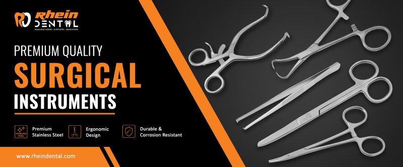 Surgical instruments and surgical tools by Rhein Dental