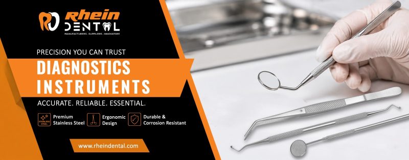 Precision diagnostic instruments designed for accurate dental examination and reliable clinical assessment.