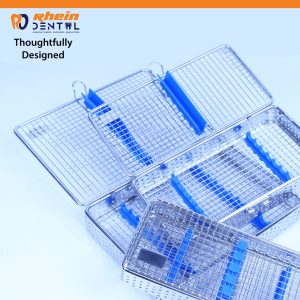 Dental Sterilization Cassette 7Pcs – silicone instrument holder detail