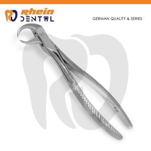 Extracting Forceps the main view with serrated angled tip